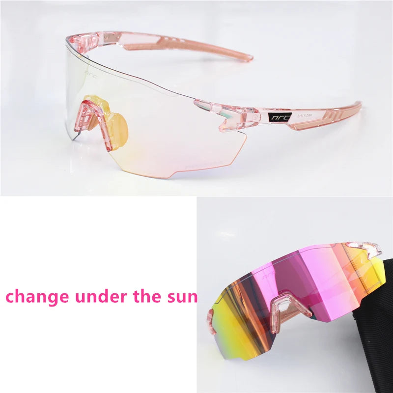 NRC UV400 Cycling Sunglasses – Photochromic & Impact-Resistant