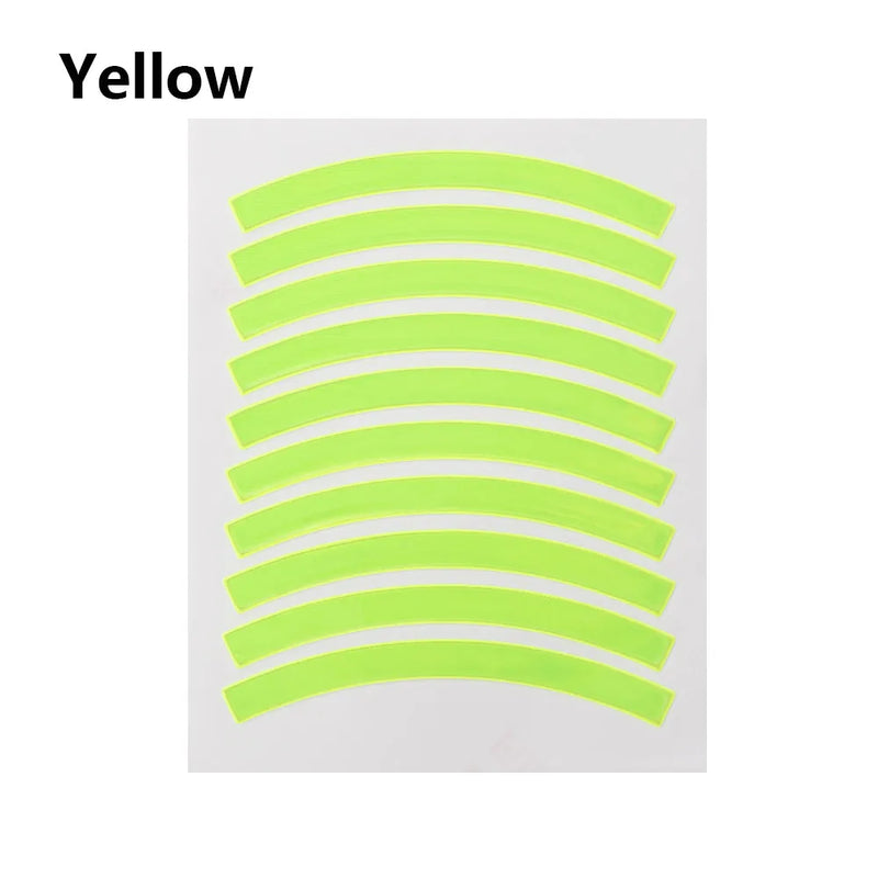 High-Visibility Reflective Bike Stickers – Durable, Weatherproof & Multi-Color Safety Strips for Kids’ Balance Bikes & Wheels