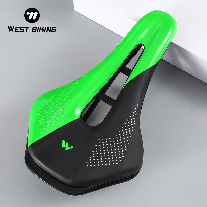 WEST BIKING Ultralight Shockproof Bicycle Saddle – Breathable MTB & Road Bike Seat Cushion