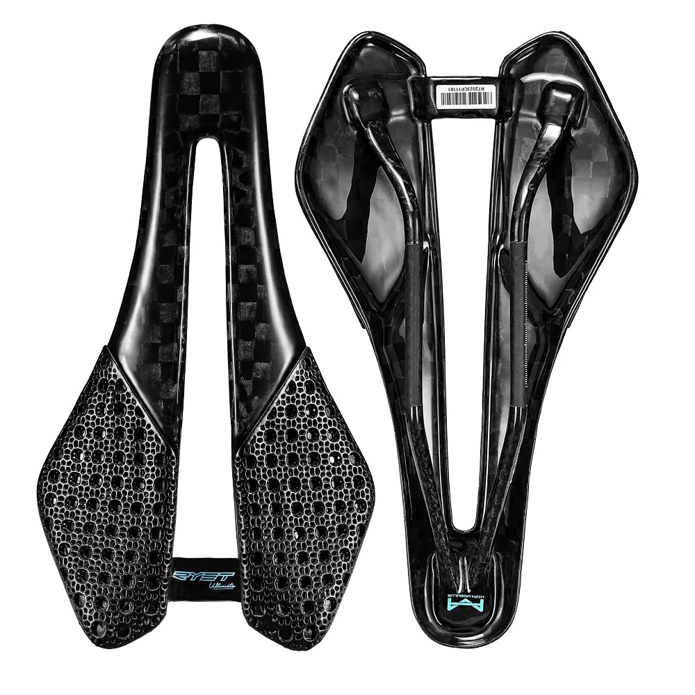RYET Carbon 3D Printed Saddle – Ultralight & Ergonomic for Road & MTB