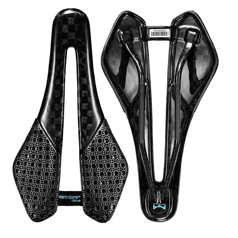 RYET Carbon 3D Printed Saddle – Ultralight & Ergonomic for Road & MTB
