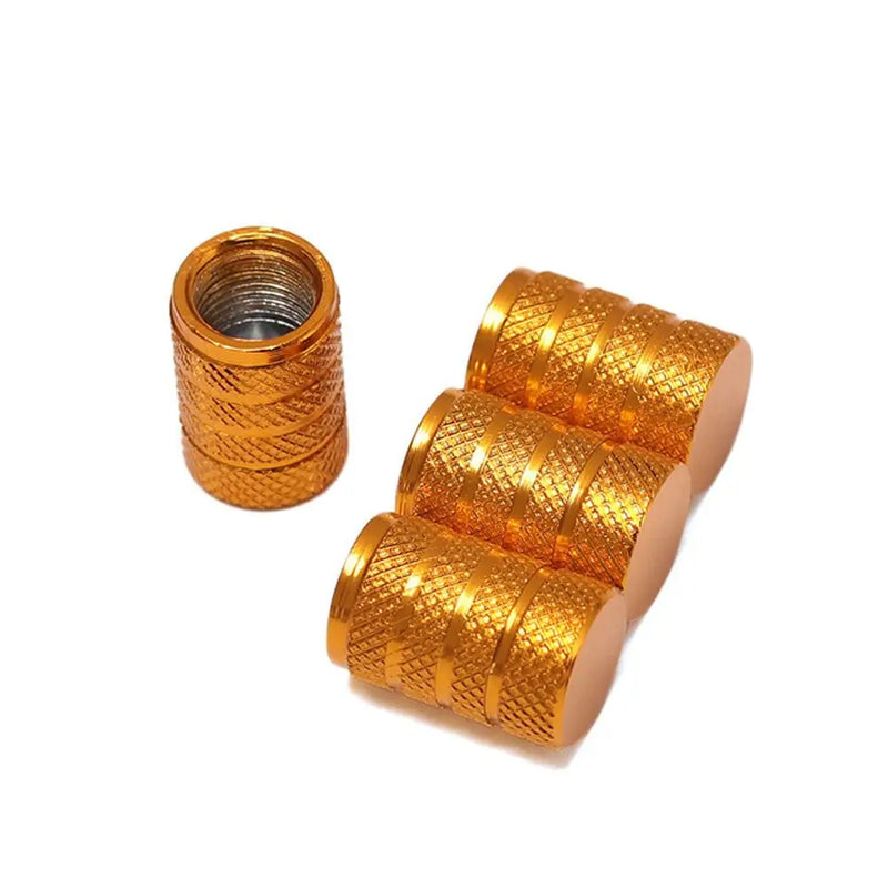 Universal Bicycle Tire Valve Caps – High-Pressure Presta Dust Covers, CNC Machined Aluminium Alloy