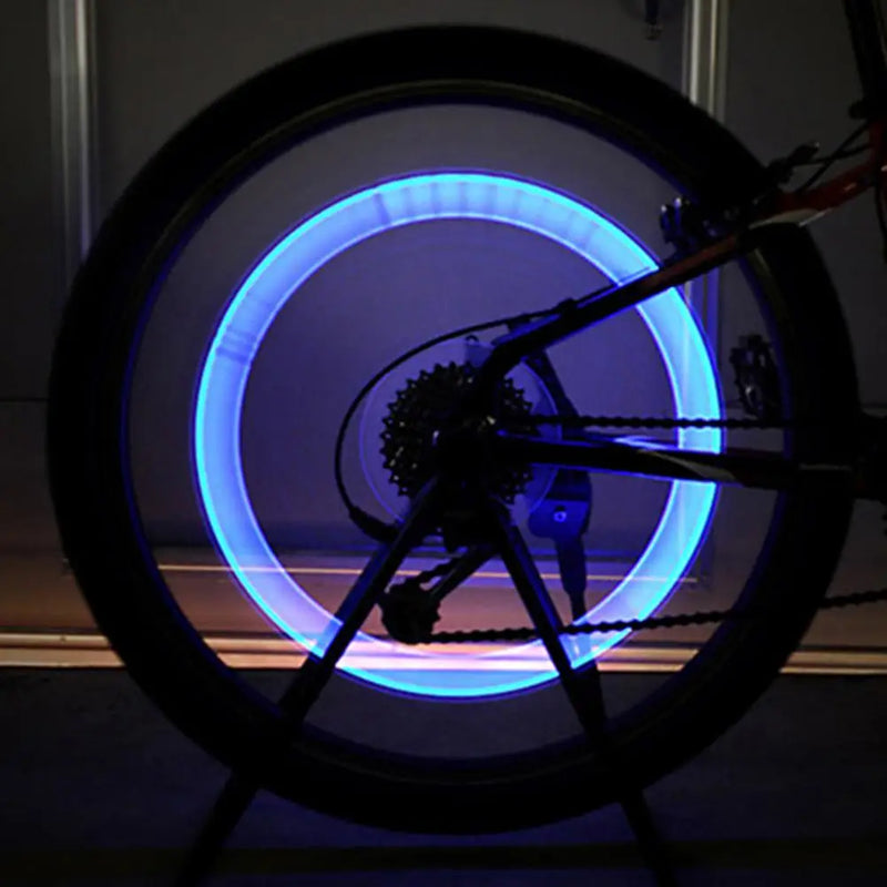 Tire Valve Light – LED Bicycle & Automotive Trim for Enhanced Night Visibility