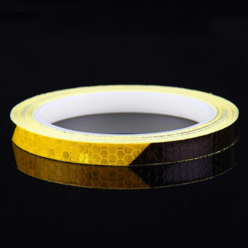 High-Visibility Reflective Tape for Cycling – Waterproof, Fluorescent & Multi-Surface Compatibility