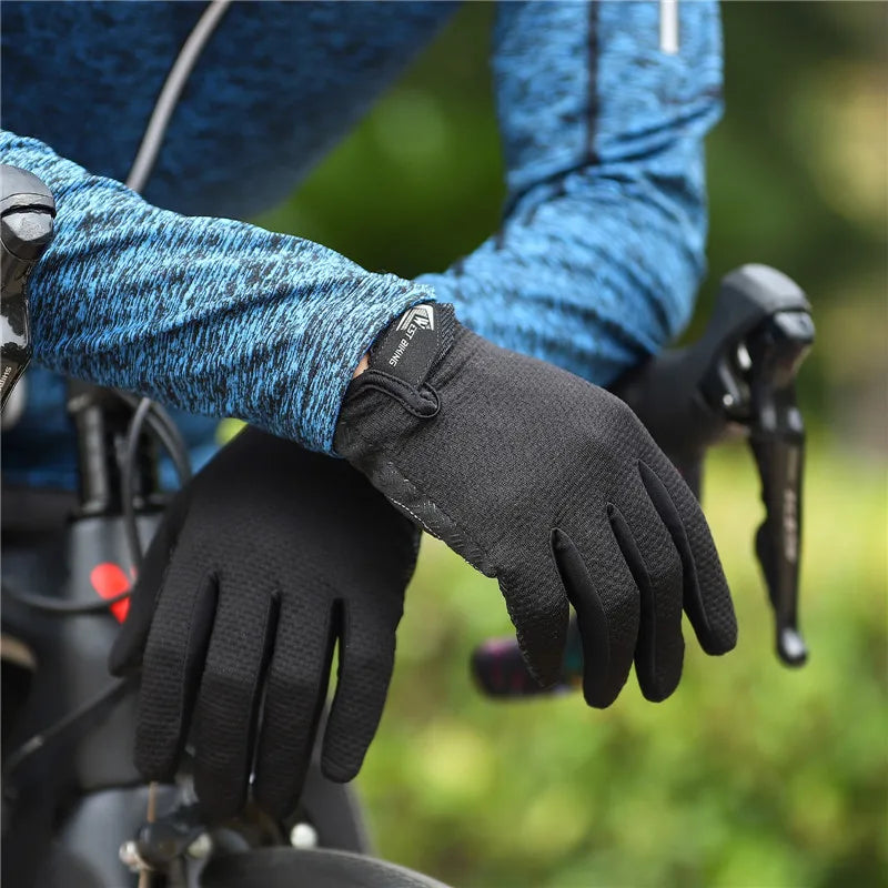 WEST BIKING Anti-Slip Cycling Gloves – Breathable, Touchscreen-Compatible Sports Gloves for MTB & Road Cycling