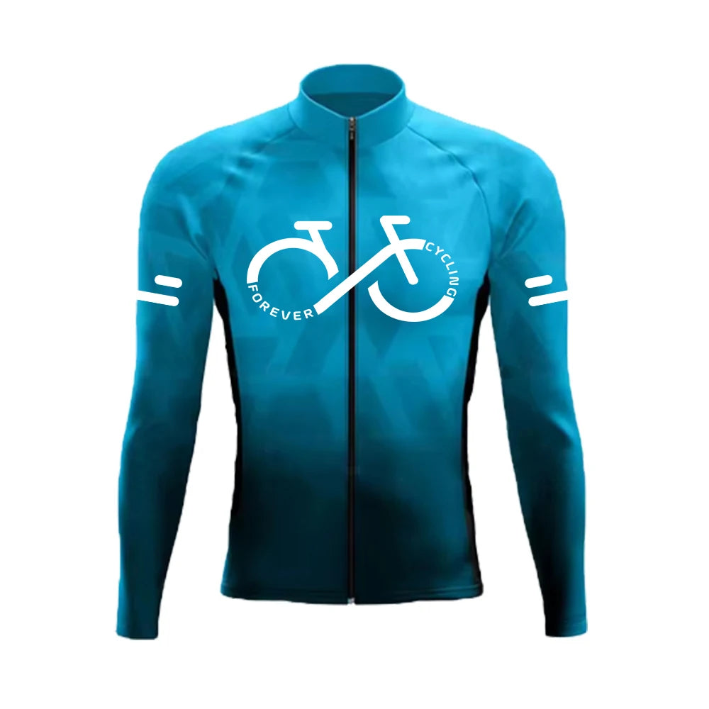 AN.RUICHI Gradient Color Series Cycling Jersey – Breathable, Quick-Dry & UV Protection for MTB & Road Cycling