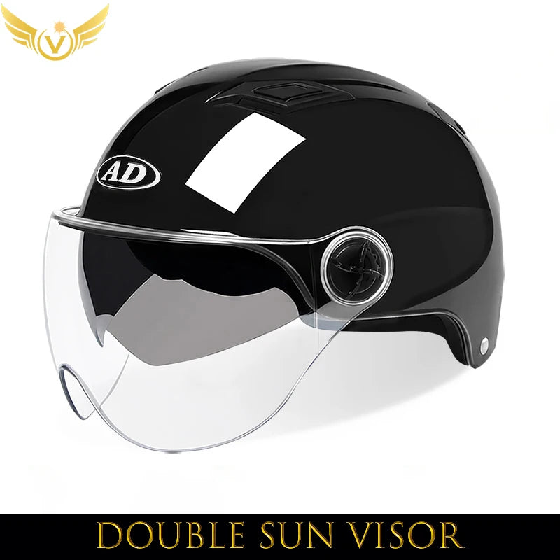 V-Series Summer Motorcycle Helmet – Lightweight, Durable & Urban Safety Design for Men & Women