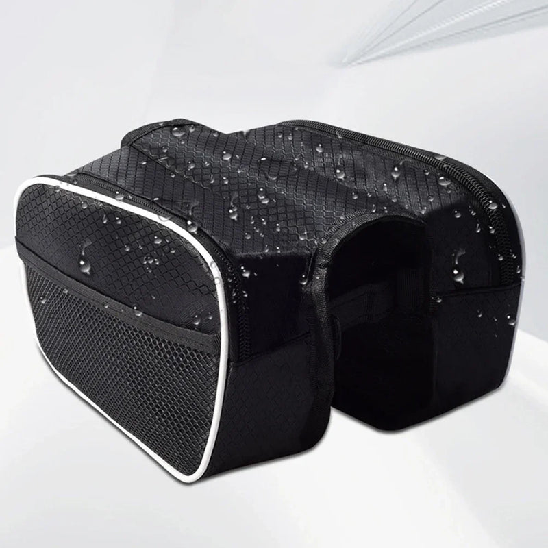 SPORTARC Bicycle Front Tube Frame Bag – Waterproof, Durable Saddle Pouch for Mobile Phones & Accessories