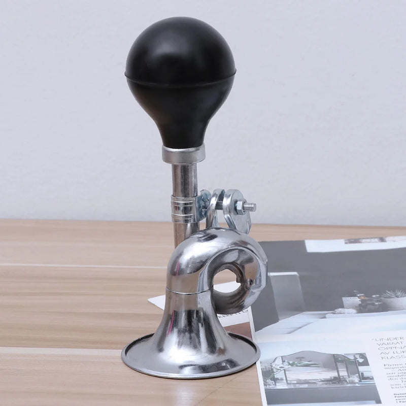 Retro Clown Bike Horn – Loud Metal Bugle Air Bell for Cycling Safety & Fun