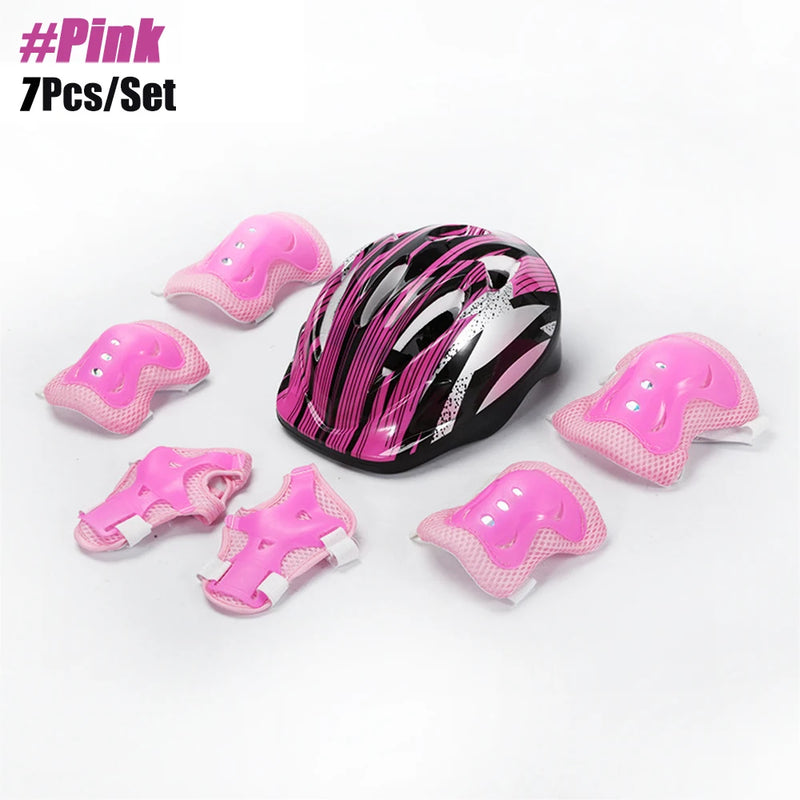 TOPRUNN Kids Multi-Sport Helmet & Protective Gear Set – Impact-Resistant, Adjustable & Breathable for Cycling, Skating & BMX
