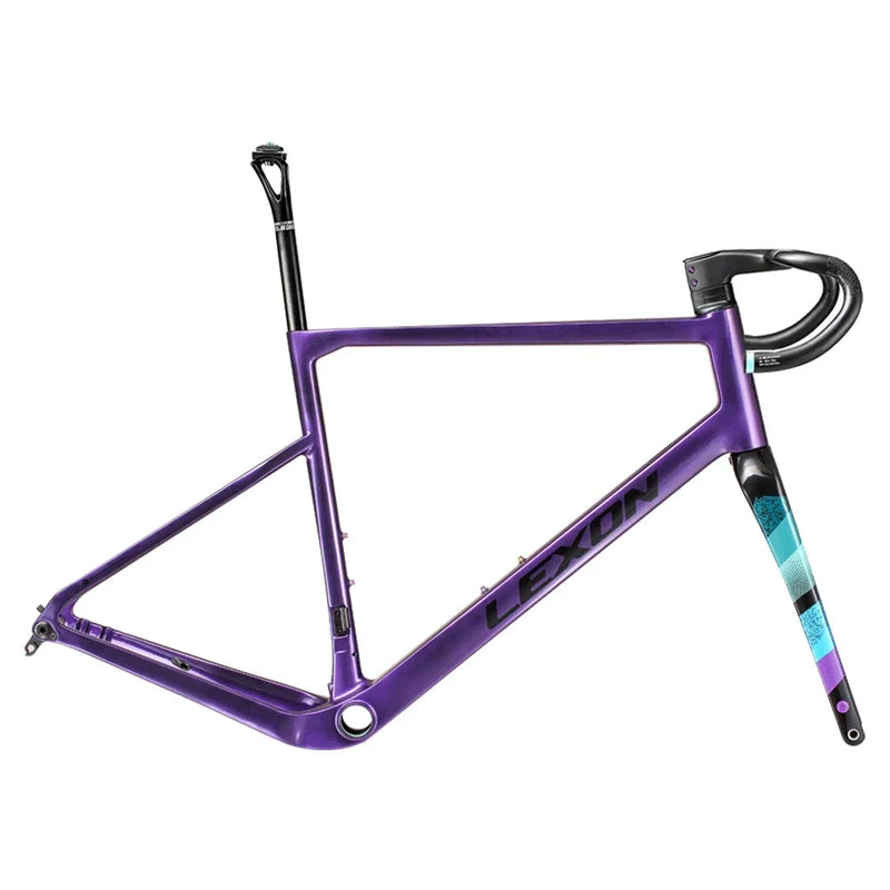 Lexon GFX Carbon Gravel Frame – Ultralight Disc Brake Frameset for Road & Off-Road Cycling