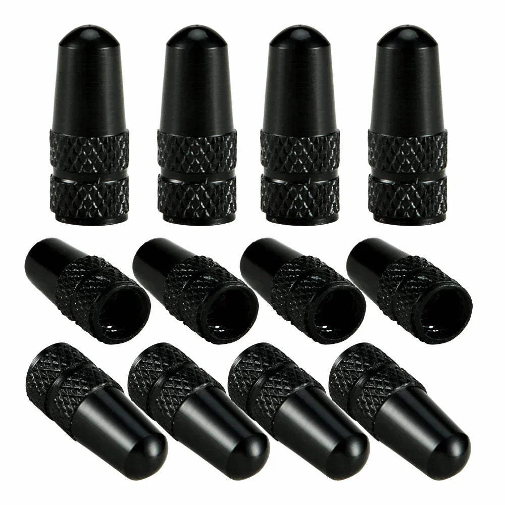 AUTCOAT Aluminum Presta Valve Caps – 4Pcs/Set