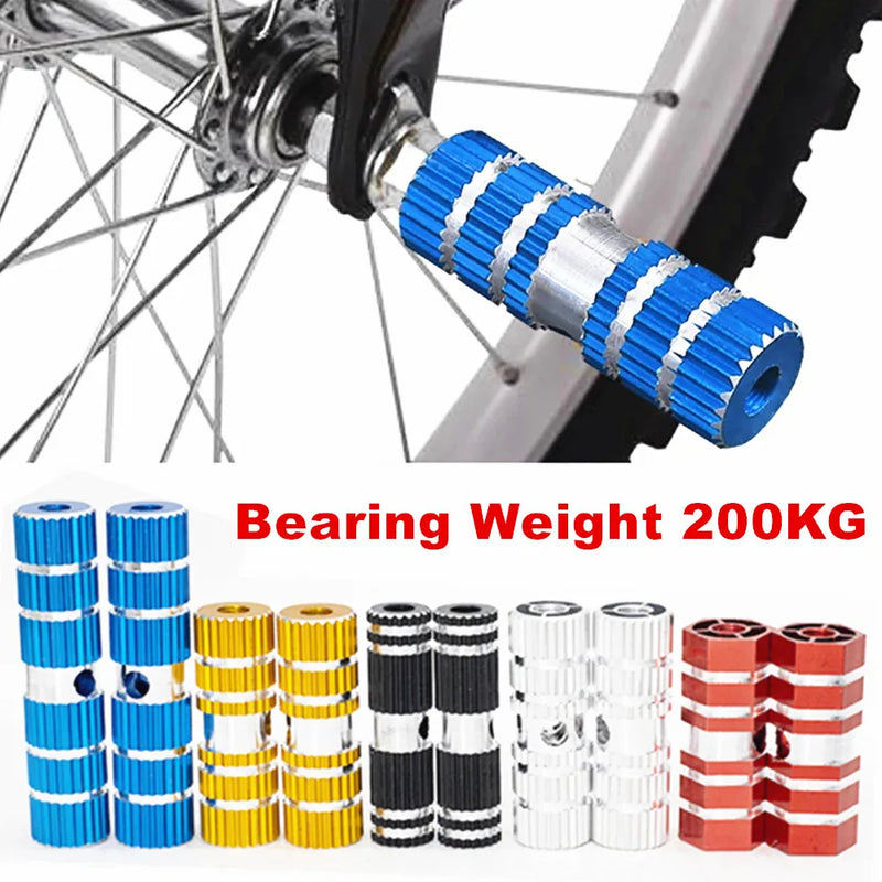 Aluminum Alloy Bike Pedal Foot Pegs – Anti-Slip BMX & Road Cycling Pedals