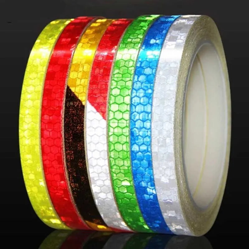 High-Visibility Reflective Tape for Cycling – Waterproof, Fluorescent & Multi-Surface Compatibility