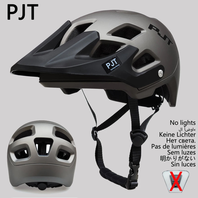 CYCABEL Ultralight Cycling Helmet – USB Rechargeable LED Taillight & Sun Visor for MTB & Road Riding