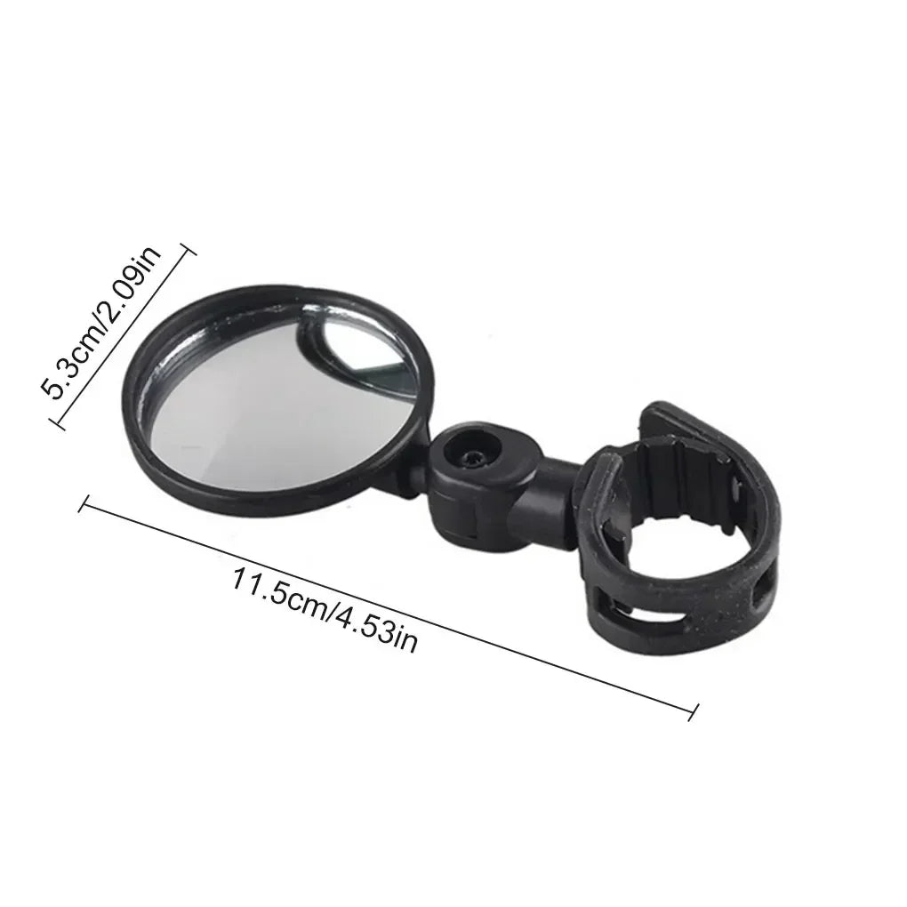 360° Adjustable Bicycle Rearview Mirror – Wide-Angle Handlebar Mirror