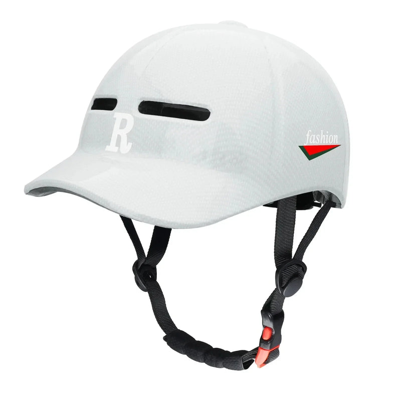 Fashionable Baseball Cap-Style Helmet – Lightweight, Adjustable & Shockproof for Motorcycles, Bikes & Scooters