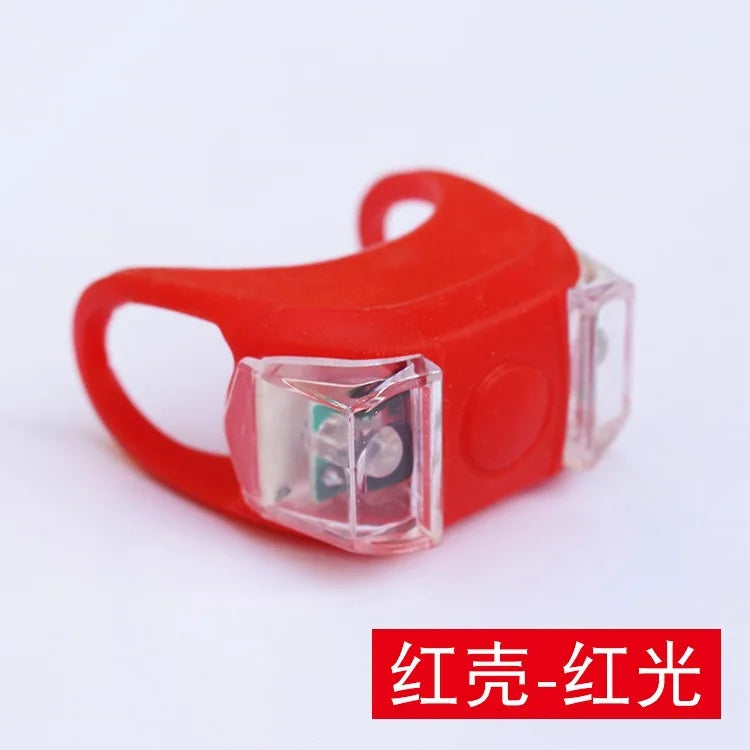 Bike Bicycle Light – 6th Generation Frog Light, AG10 Battery, Waterproof Silicone LED Warning Light