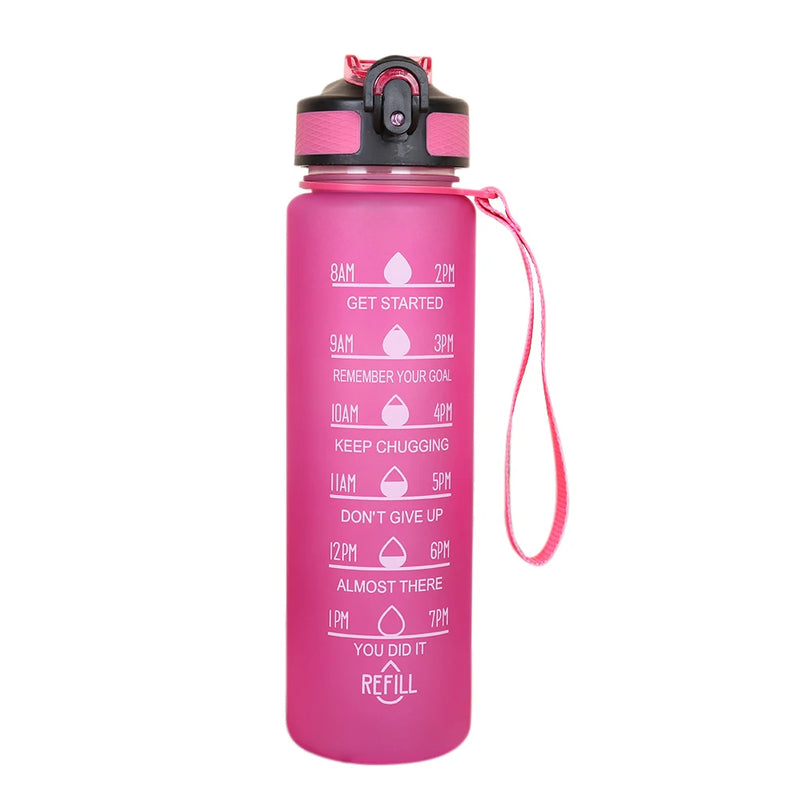 1L Portable Sport Water Bottle – Leakproof & Stylish for Outdoor Fitness & Travel