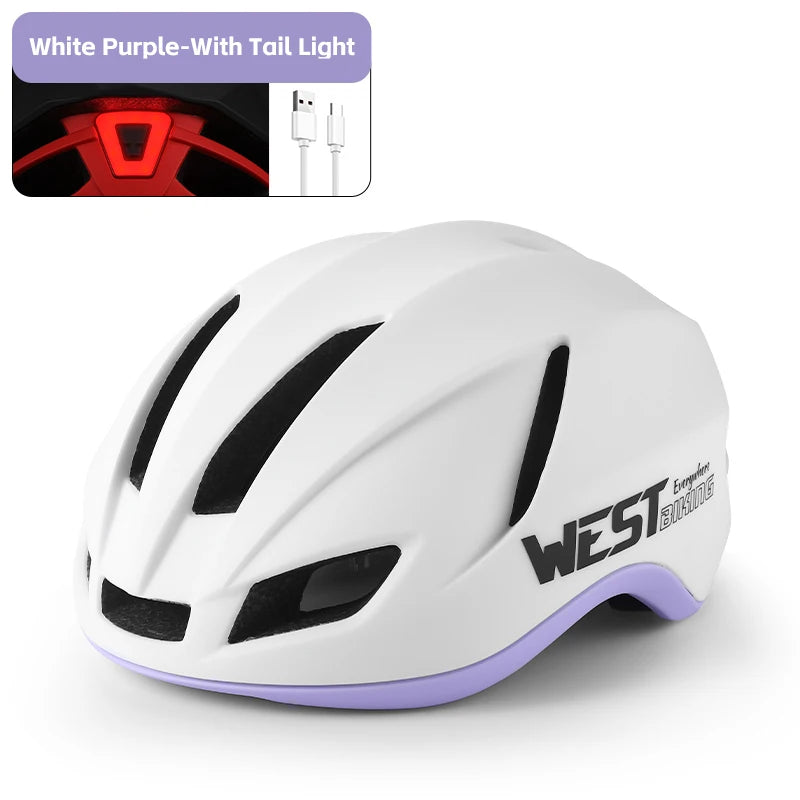 WEST BIKING Lightweight Road Cycling Helmet – Aerodynamic & Breathable Bike Helmet for Men & Women