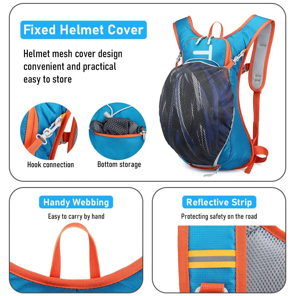ThinkRider 12L Cycling Backpack – Waterproof & Lightweight
