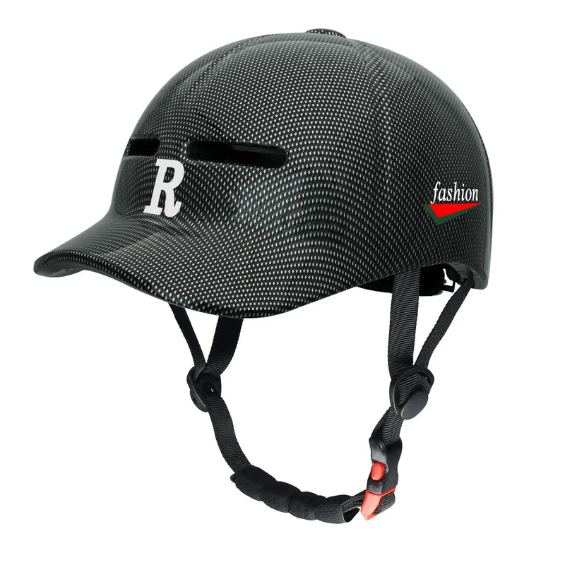 Fashionable Baseball Cap-Style Helmet – Lightweight, Adjustable & Shockproof for Motorcycles, Bikes & Scooters