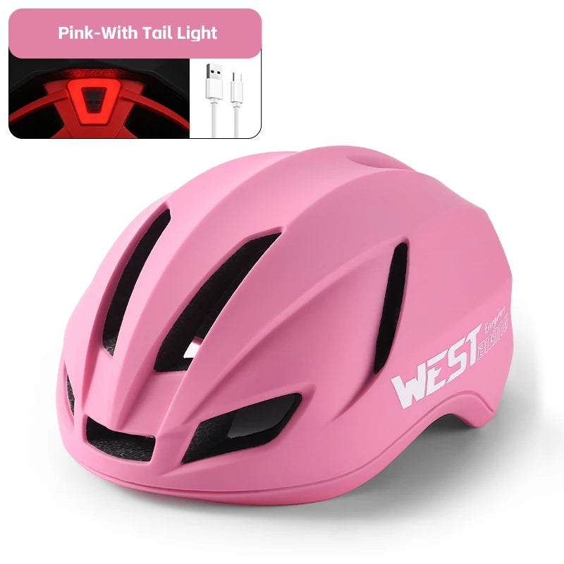 WEST BIKING Lightweight Road Cycling Helmet – Aerodynamic & Breathable Bike Helmet for Men & Women