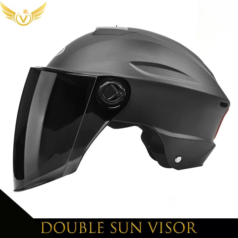 V-Series Summer Motorcycle Helmet – Lightweight, Durable & Urban Safety Design for Men & Women