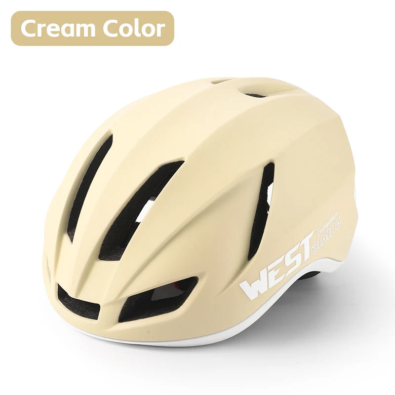 WEST BIKING Lightweight Road Cycling Helmet – Aerodynamic & Breathable Bike Helmet for Men & Women