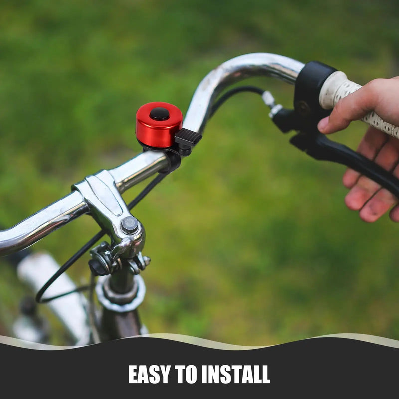 Mini 30mm Red Bike Bell – Loud & Durable Handlebar Bell