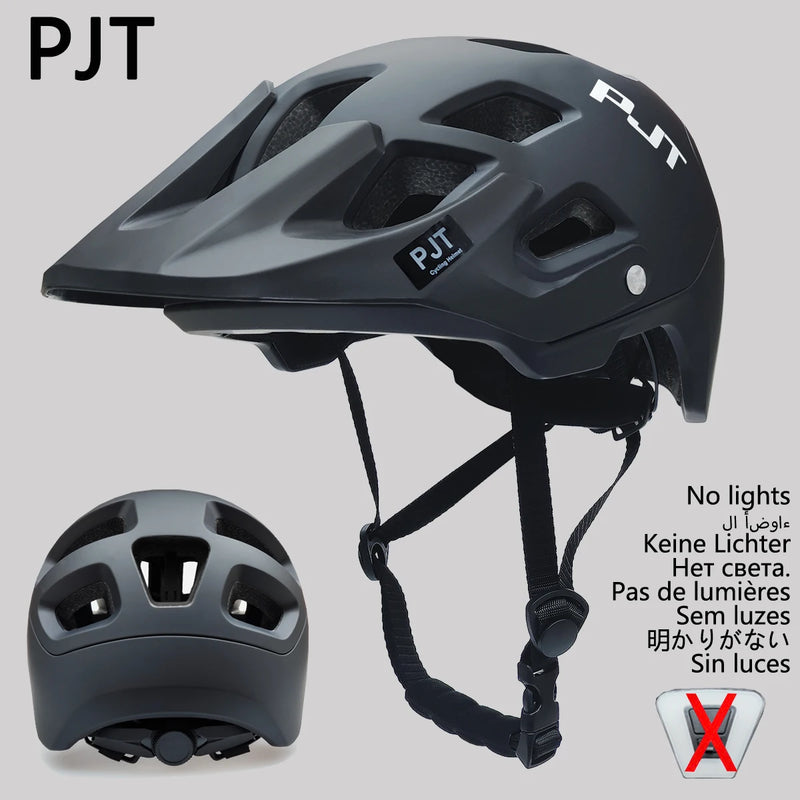 CYCABEL Ultralight Cycling Helmet – USB Rechargeable LED Taillight & Sun Visor for MTB & Road Riding