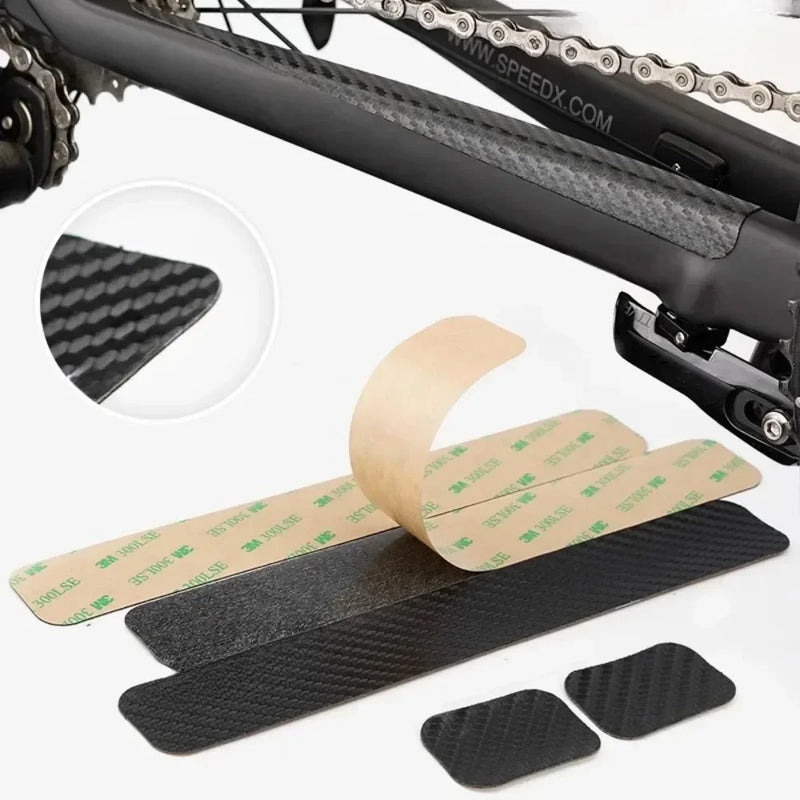 Bicycle Chain Protector – Carbon Fiber Frame Guard for MTB, Road & Folding Bikes