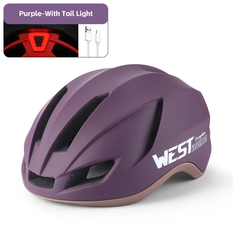 WEST BIKING Lightweight Road Cycling Helmet – Aerodynamic & Breathable Bike Helmet for Men & Women