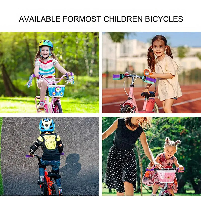Children's Bicycle Handlebar Grips – Anti-Slip, Waterproof Rubber Grips for Kids' Bikes, Scooters & Tricycles