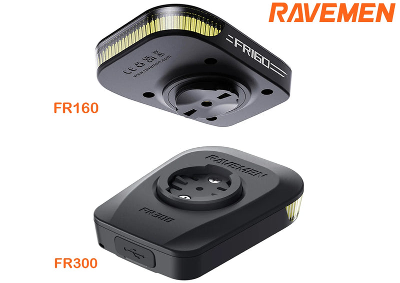 Ravemen FR300/FR160 USB Rechargeable Bike Lights – Waterproof Daytime Running Headlights