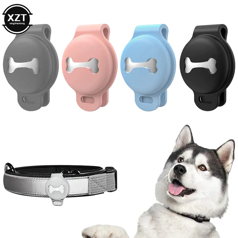 WYMECT Dog Bone Silicone Sleeve – Protective GPS Tracker Cover for Anti-Lost Pet Tracking