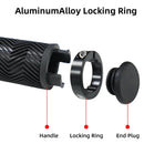 MOTSUV Bicycle Grips – Non-Slip, Shockproof MTB Handlebar Grips with Lock Ring