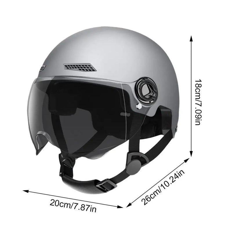 Ultra-Light ABS Cycling & Motorcycle Helmet – Shockproof, Breathable & Adjustable Fit for Safe Riding