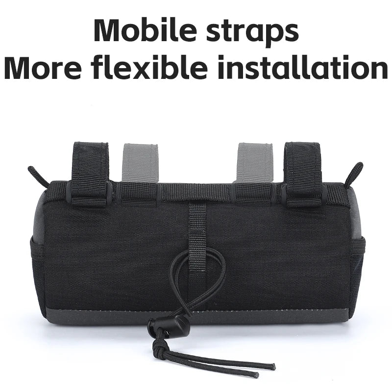 WEST BIKING 1L Handlebar Bag – Reflective, Portable & Versatile for MTB, Road Bikes & Scooters