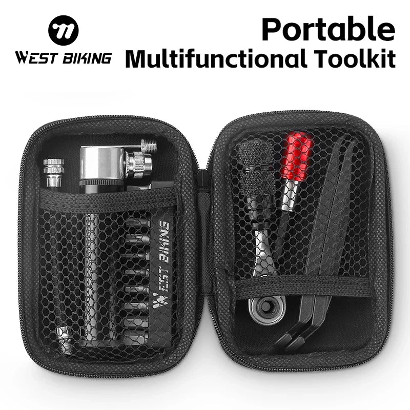 WEST BIKING Professional Bike Repair Toolkit – Multifunctional, Portable Cycling Tools