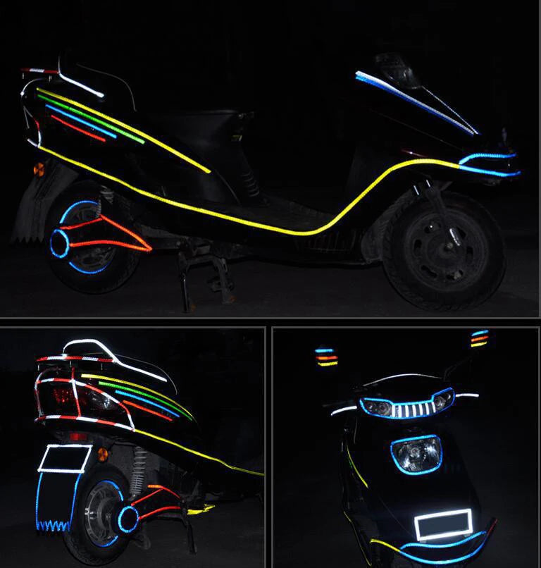 High-Visibility Reflective Tape for Cycling – Waterproof, Fluorescent & Multi-Surface Compatibility