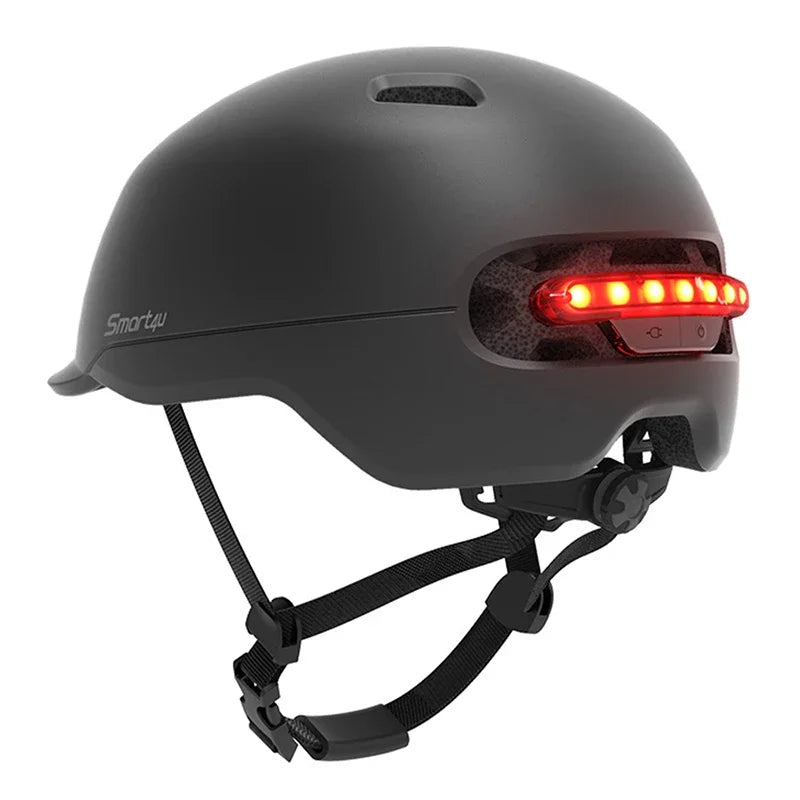 Smart 4U LED Cycling Helmet – Intelligent Lighting, Waterproof & Ultralight Safety for Road, Scooter & Ebike Riders