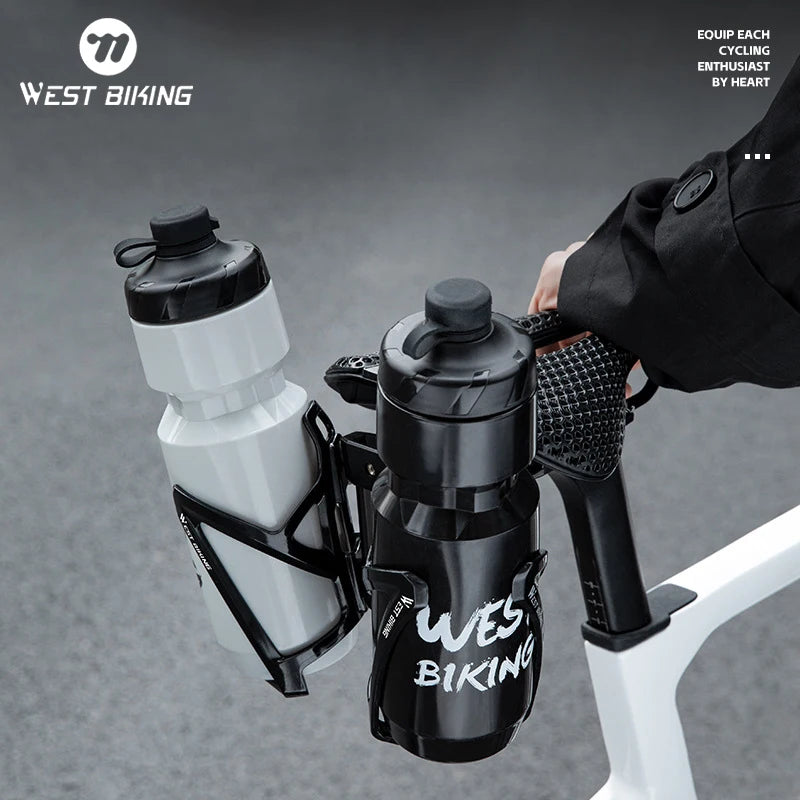 WEST BIKING Bicycle Bottle Cage Extension – Lightweight, Durable & Versatile for Single or Double Bottles