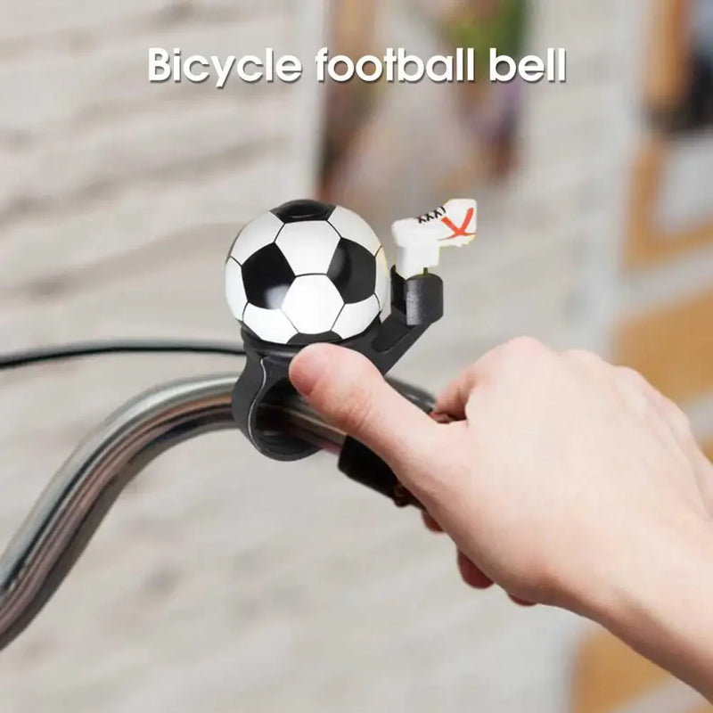 MOONBIFFY Mini Football Bicycle Bell – Loud, Lightweight & Easy-Install Handlebar Safety Ring