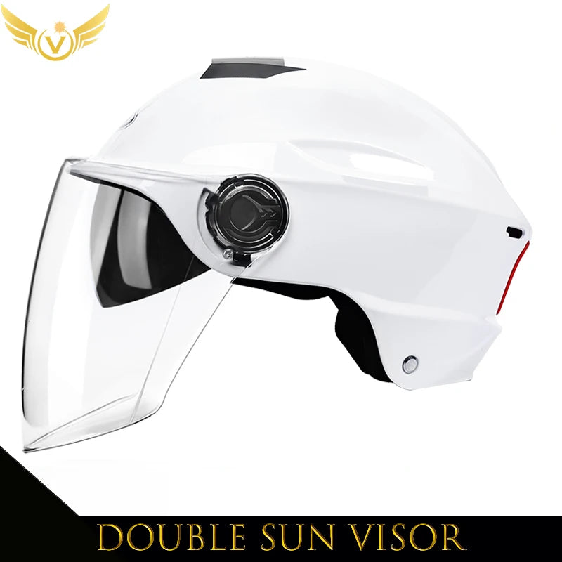 V-Series Summer Motorcycle Helmet – Lightweight, Durable & Urban Safety Design for Men & Women