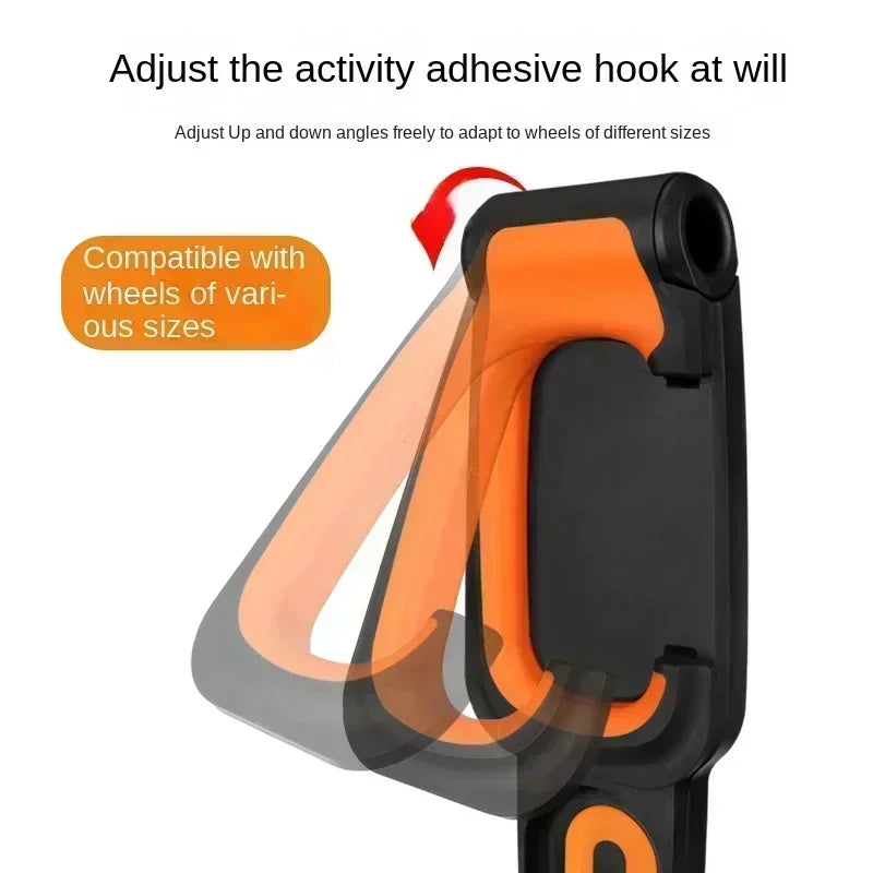 Bicycle Wall Mount Rack – Durable Alloy Hook for MTB & Road Bikes