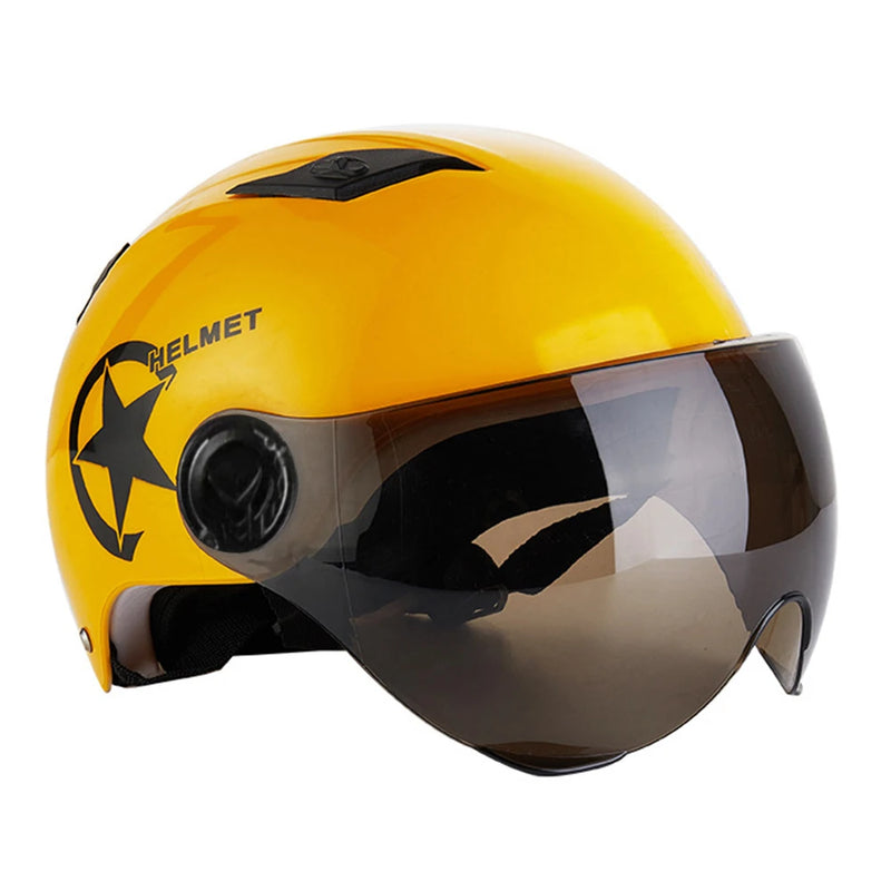 GIYO Open-Face Moto Helmet – Lightweight, Wind-Resistant & Sun Protection for Motorcycles & Electric Scooters