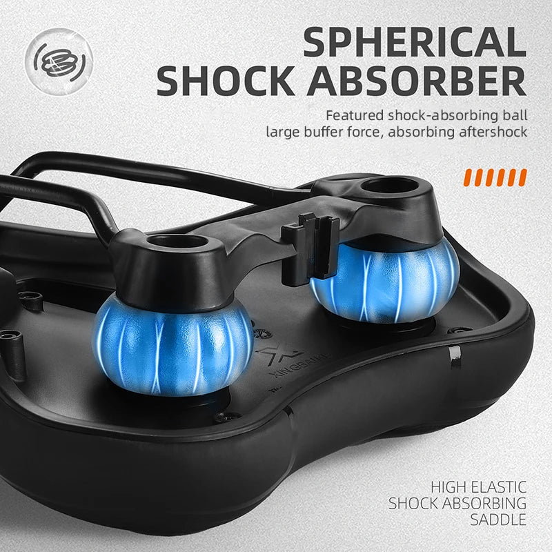 WEST BIKING MTB & Road Bike Saddle – Hollow, Breathable & Soft Shock-Absorbing Design