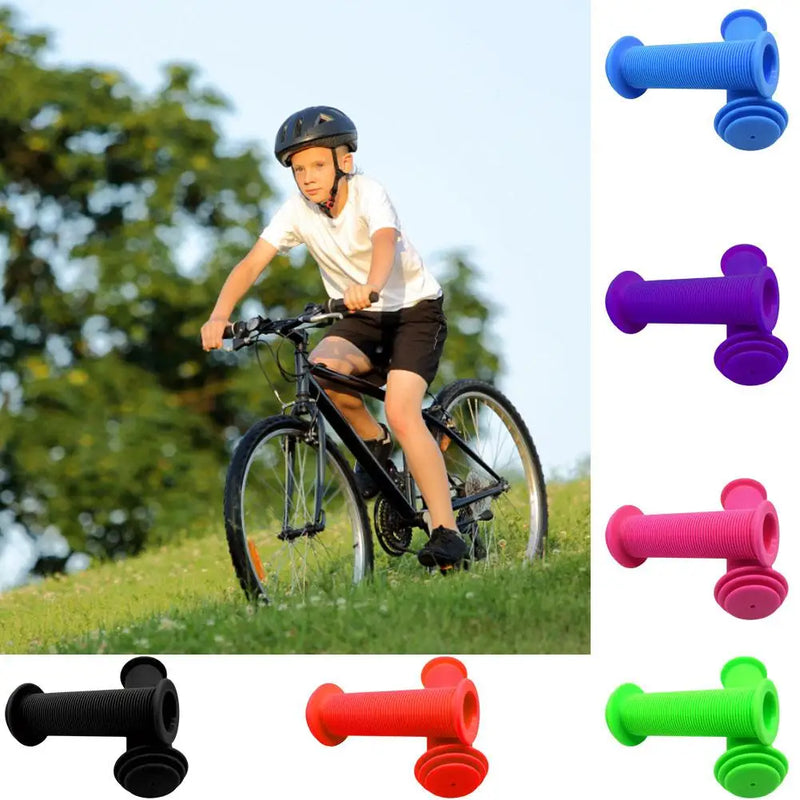 Children's Bicycle Handlebar Grips – Anti-Slip, Waterproof Rubber Grips for Kids' Bikes, Scooters & Tricycles