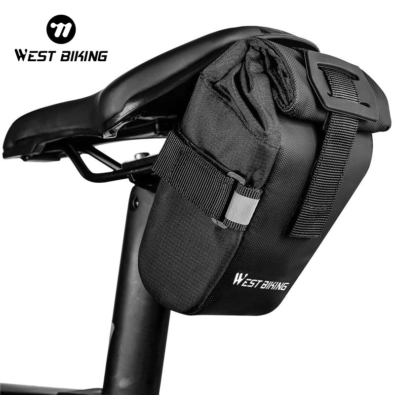 WEST BIKING Bicycle Tail Bags – Waterproof Rear Seat Storage for MTB & Road Bikes